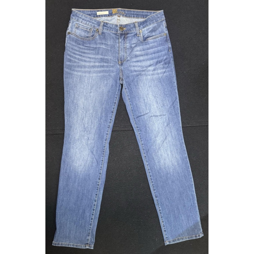 KUT From The Kloth Jeans Womens 10 Blue Medium Wash Carrie Boyfriend Denim - Picture 2 of 12